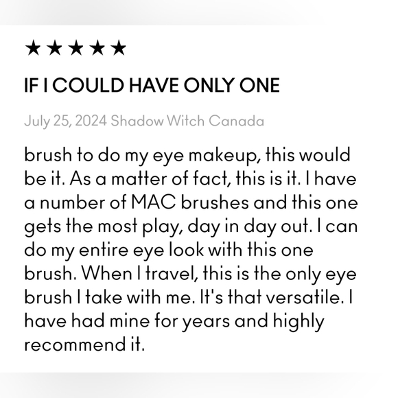 Mac Cosmetics 217S Blending Brush Brand New Authentic Synthetic - Picture 9 of 13